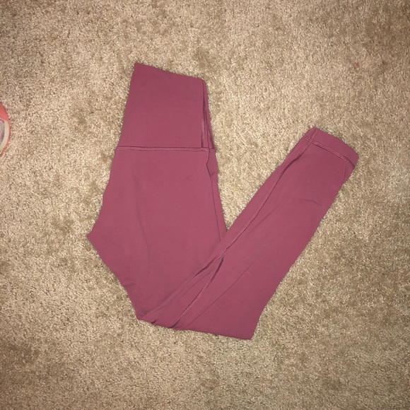 lululemon athletica Pants - lululemon so merlot align pants